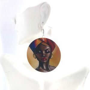 African Lady Earrings